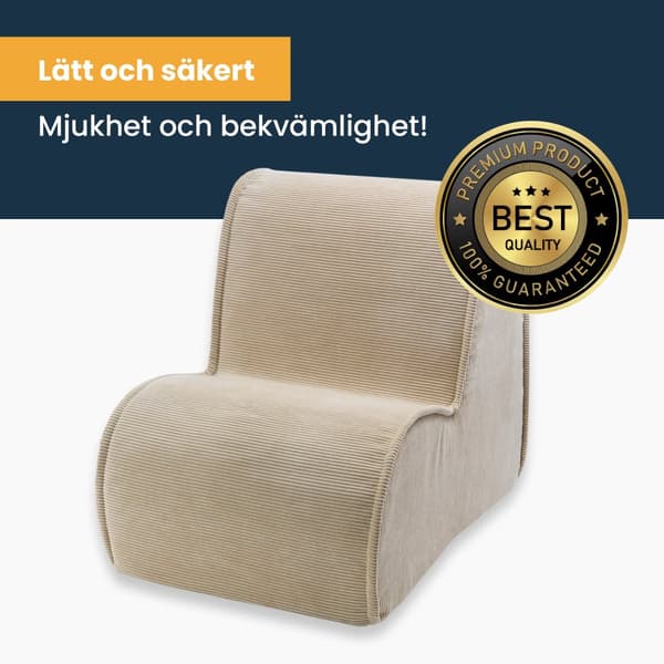 MeowBaby® Sits i Corduroy, Cordstol, Sammetstol, Arm Chairs, Recliners & Sleeper Chairs