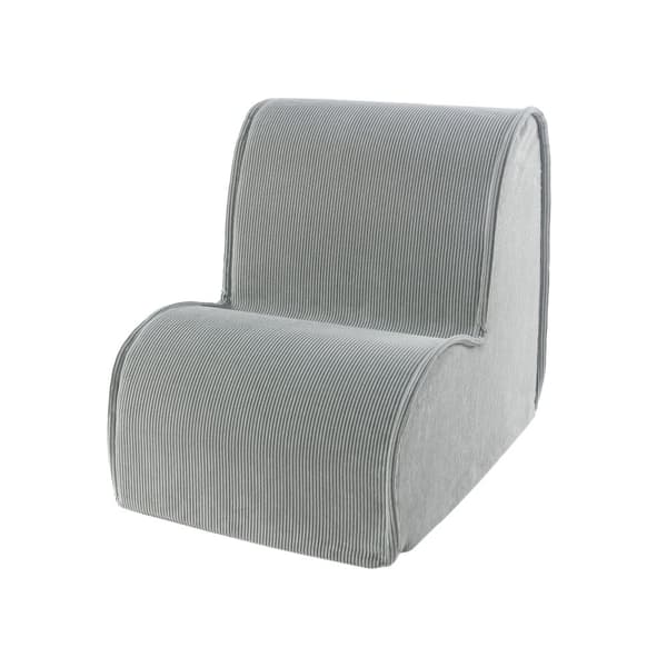 MeowBaby® Sits i Corduroy, Cordstol, Sammetstol, Arm Chairs, Recliners & Sleeper Chairs grå