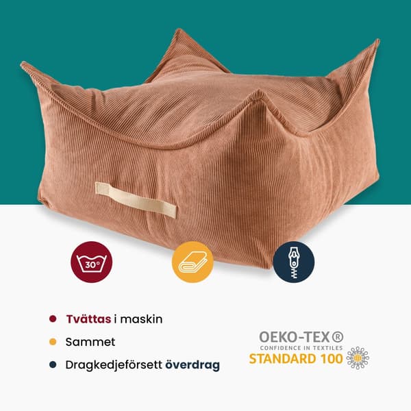 MeowBaby® Fyrkantig sittpuff i manchester, Arm Chairs, Recliners & Sleeper Chairs