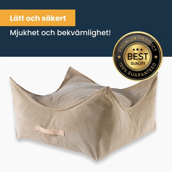 MeowBaby® Fyrkantig sittpuff i manchester, Arm Chairs, Recliners & Sleeper Chairs