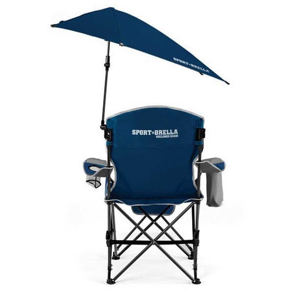 Sportbrella Hopfällbar Stol Recliner 3 Positioner Blå