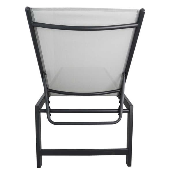 Chillvert Solseng I Aluminium Pisa 203x64x43 Cm Grå