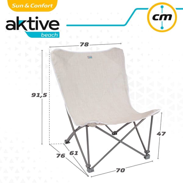 Aktive Stol Relax 70x76x96 Cm Hvid