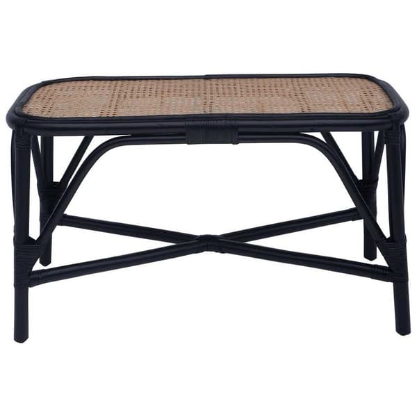 Chillvert Rottinkinen Puutarhatuoli Parma 78x37x43 Cm Musta 78x37x43 cm