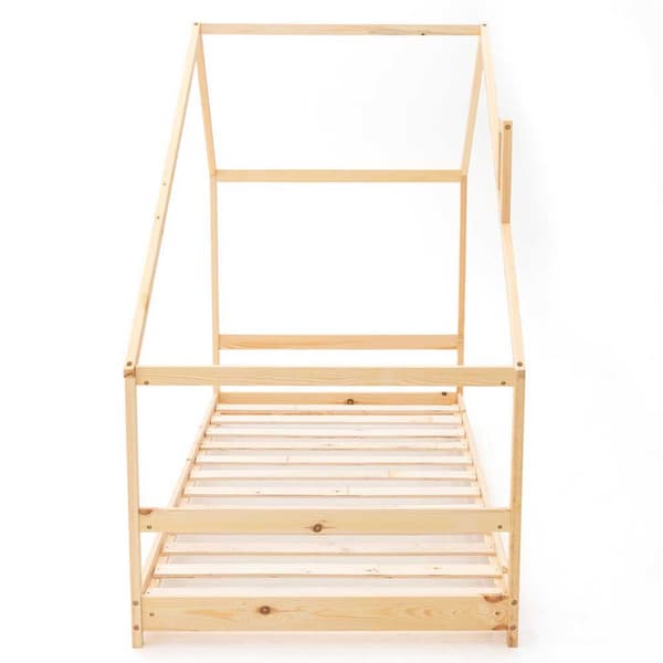 Robin Cool Säng Med Lysdioder Garland Montessori Method Sweet Dreams Brun 95x195x150 cm