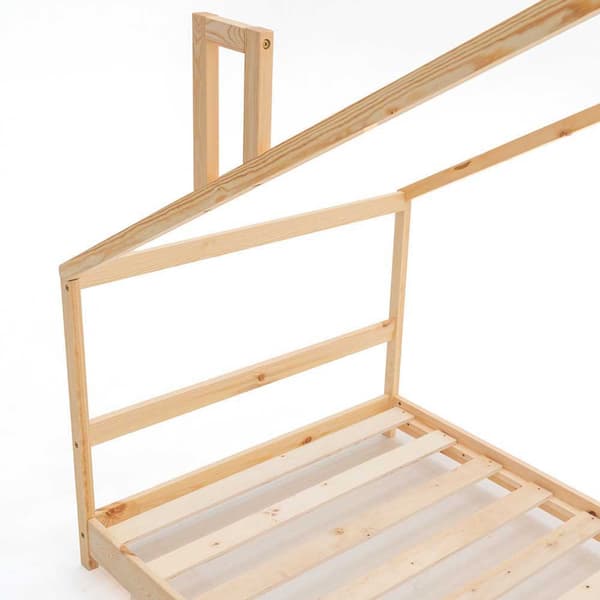 Robin Cool Säng Med Lysdioder Garland Montessori Method Sweet Dreams Brun 95x195x150 cm