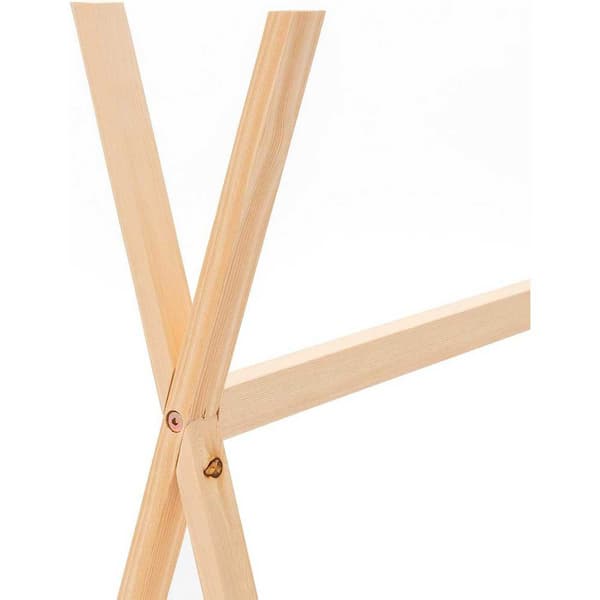 Robin Cool Säng Med Lysdioder Garland Montessori Method Tipi Dreams Brun 75x145x140 cm