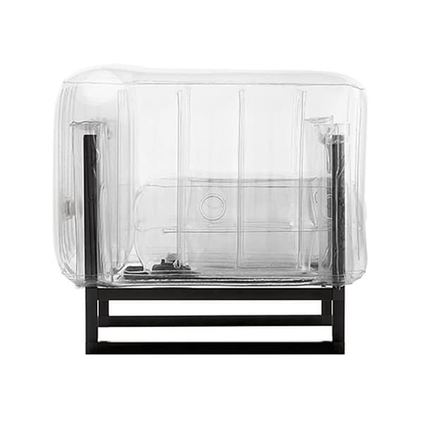 Transparent designfåtölj
