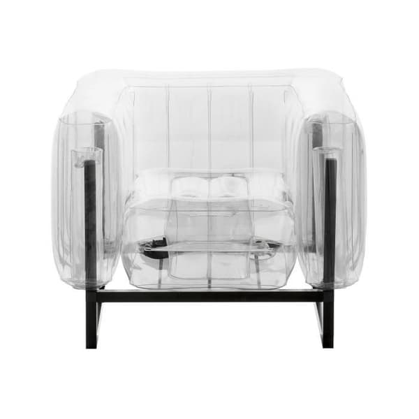 Transparent designfåtölj