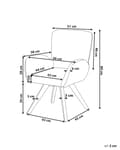 Miniatyrbilde 3 av 9: Loungestol Hvit Boucle-kledning Solid Modern Club Chair med armlener Treben