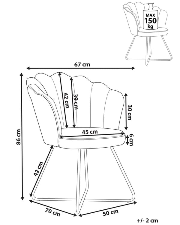 Lænestol Hvid Boucle Plys Stuestol med Armlæn til Stuen Bred Hvilestol Polstret Blød Fluffy Stol Design