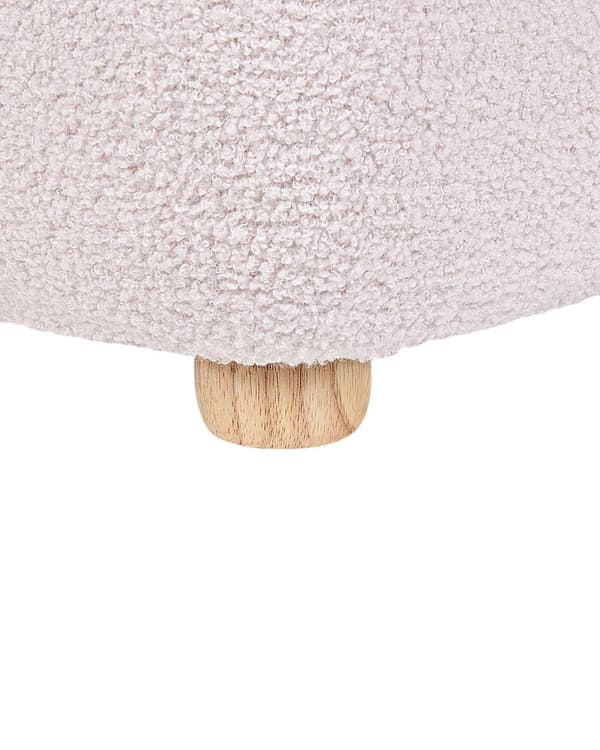 Lasten nojatuoli pastellipinkki teddykangasverhoilu yksisarvinen lastenhuoneen moderni