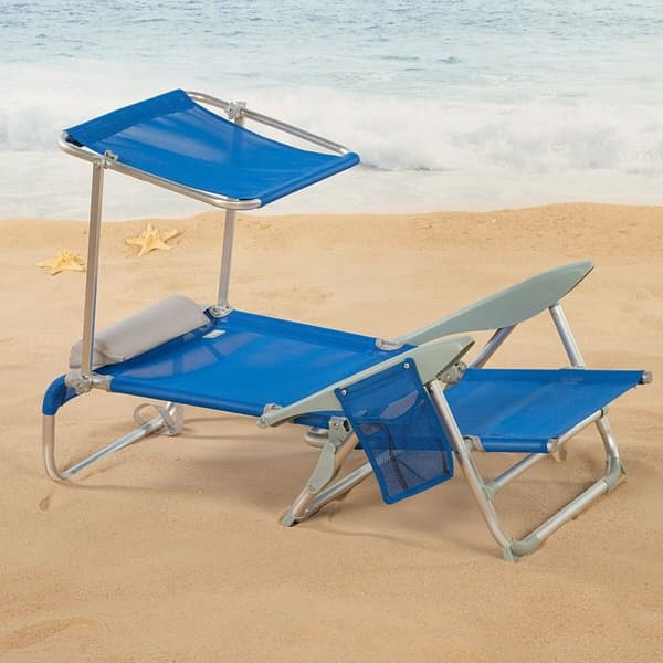 Strandstol Aktive Blå 47 x 67 x 43 cm (2 enheter)