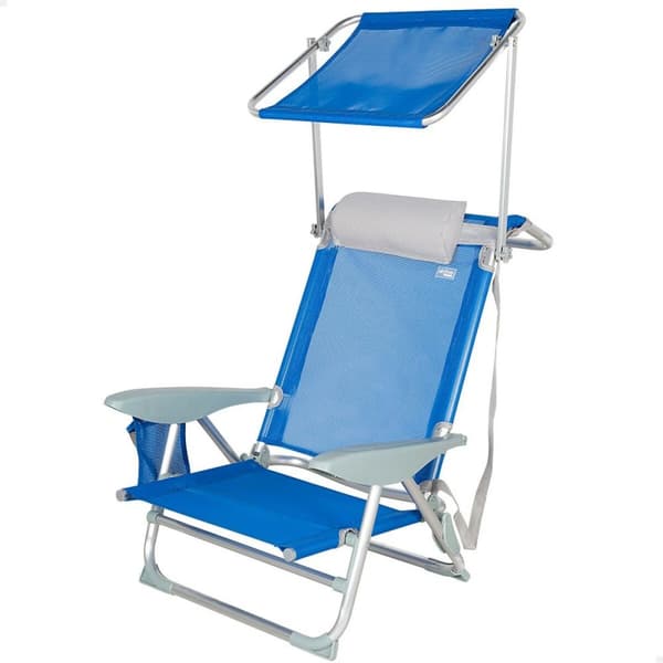 Strandstol Aktive Blå 47 x 67 x 43 cm (2 enheter)
