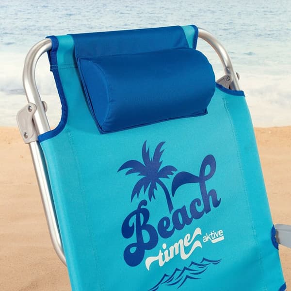 Strandstol Aktive Sammenleggbar Blå 53 x 80 x 58 cm (2 enheter)