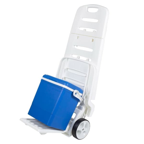 Strandstol Aktive Hvit Hjul 40 x 84 x 44 cm (2 enheter)