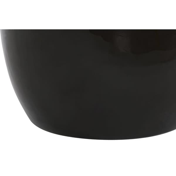 Sidobord DKD Home Decor Svart Gyllene Metall Glas 59 x 59 x 46 cm
