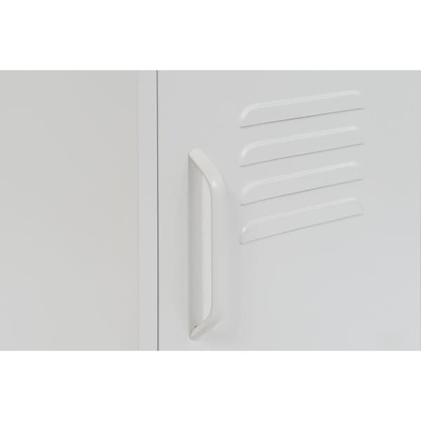 Natbord Home ESPRIT Hvid Metal 35 x 35 x 51 cm