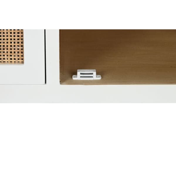 TV-møbler Home ESPRIT Hvit Krystall Paulownia-tre 120 x 40 x 50 cm