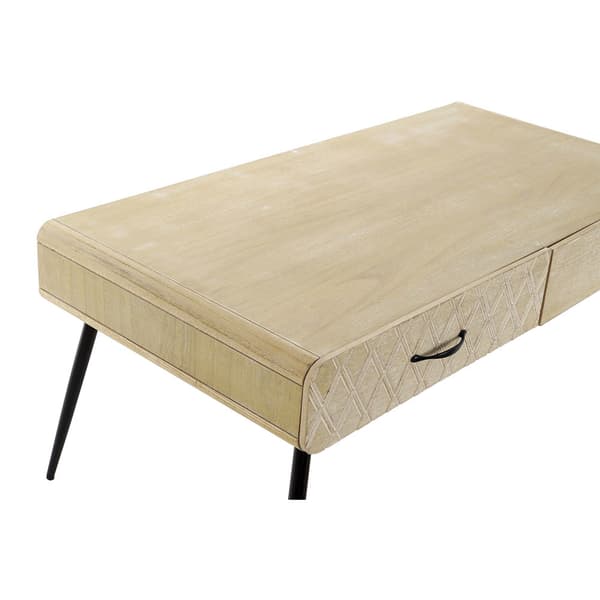 Soffbord DKD Home Decor Svart Multicolour Koppar Naturell Metall Paulowniaträ Trä MDF 100 x 52 x 42,5 cm 100 x 52 x 72 cm