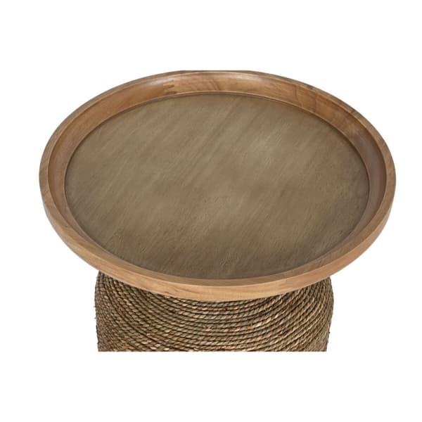 Sofabord Home ESPRIT Lys brun Tov Gran 44 x 44 x 56 cm
