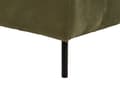 Miniatyrbilde 9 av 11: Venstrehånds sjeselong Olivegrønn fløyelspolstring Svarte ben Sittepute Modern Glam Design