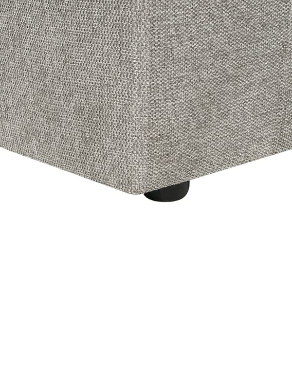 Lenestol Lysegrå stoff polstret med tykk polstret rygg Classic Stue Sofa