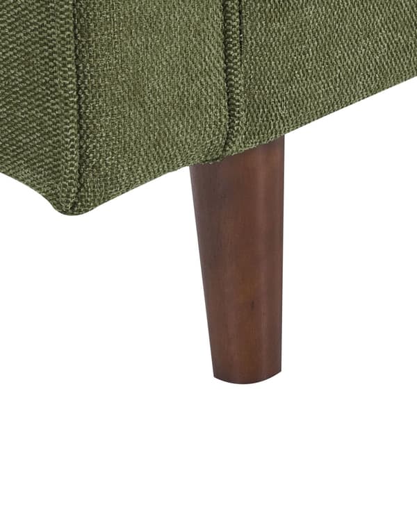Lenestol Grønn Polstret Polstret Tykt polstret Ryggstøtte Klassisk Retro Design Stue