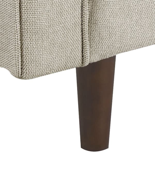 Lenestol Taupe Polstret Polstret Tykt polstret Ryggstøtte Klassisk Retro Design Stue