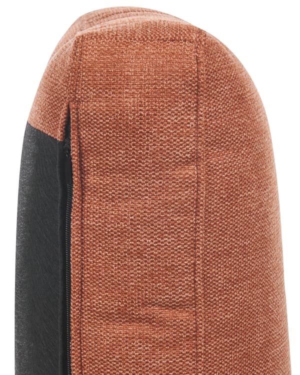Fåtölj Guldbrun Klädd Vadderad Tjockt Vadderad Rygg Klassiskt Retro Design Vardagsrum