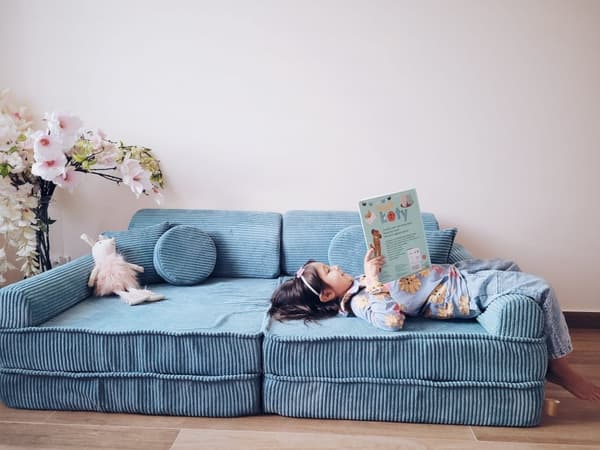 MeowBaby® Soffa Barnsoffa Slimcord, Corduroy