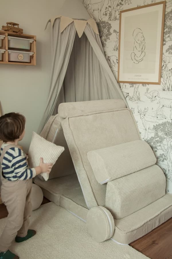 MeowBaby® Soffa Barnsoffa Slimcord, Corduroy