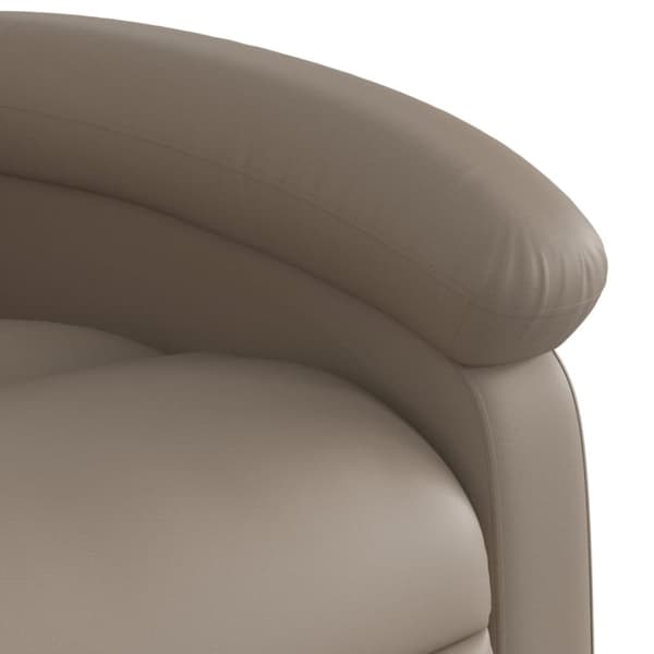 Reclinerfåtölj cappuccino konstläder