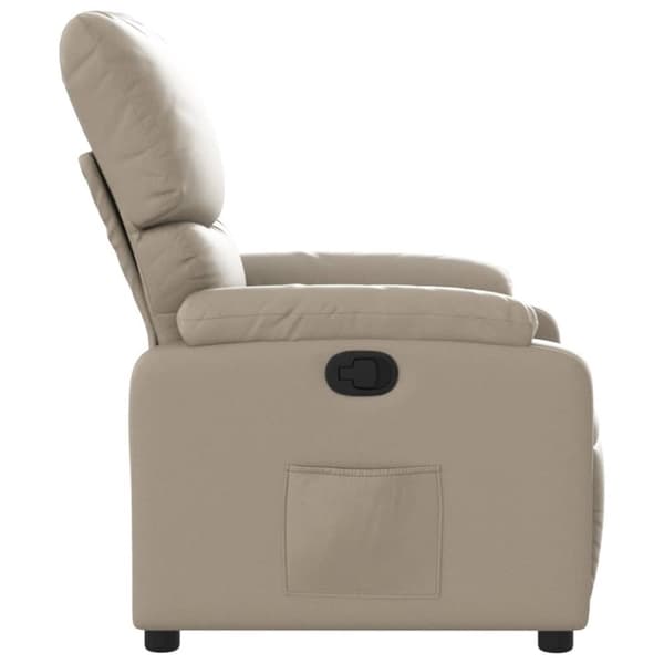 Reclinerfåtölj cappuccino konstläder