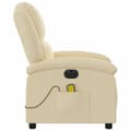 Miniatyrbillede 9 af 10: eldrevet massagestol stof cremefarvet