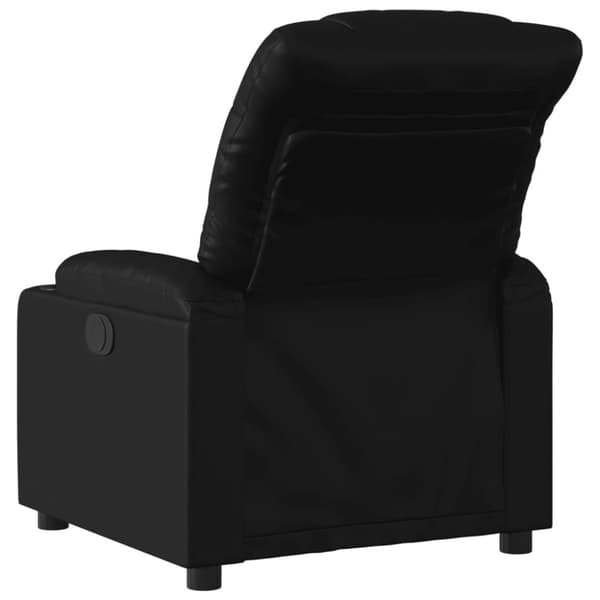 Reclinerfåtölj svart konstläder