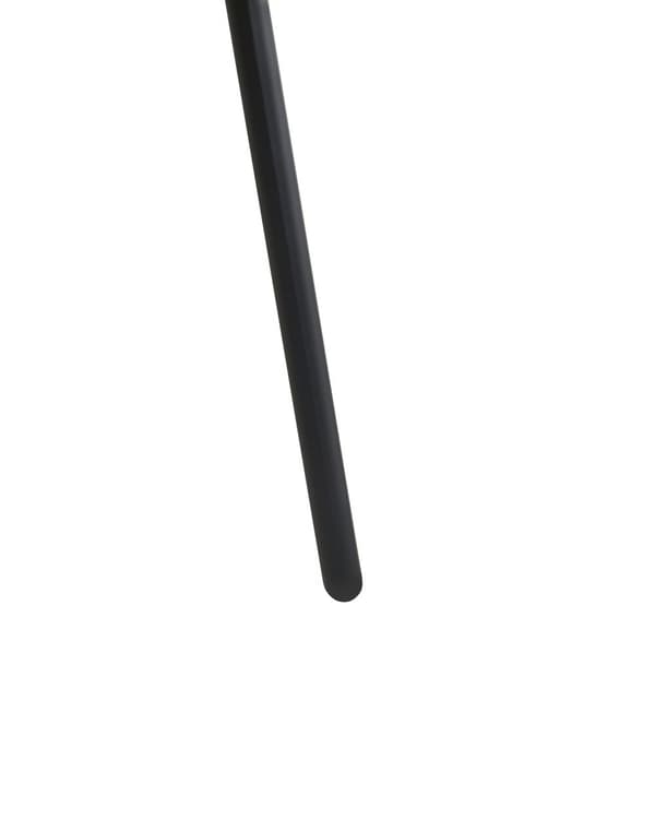 Lenestol Beige møbeltrekk Slanke, svarte metallben Moderne Retro Stue Soverom