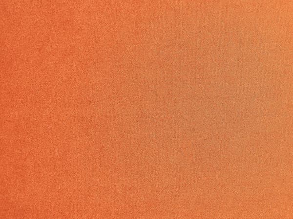 Sjeselong i oransje fløyel med 2 seter og høyre pute Retro Minimalistic