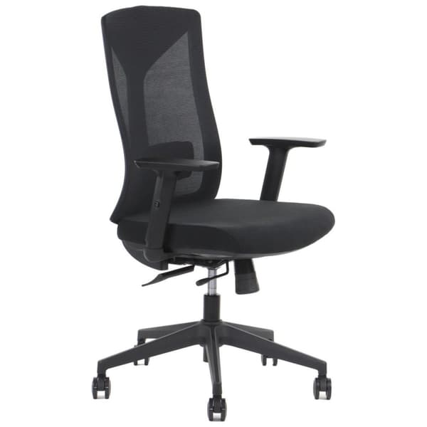 PREMIUM HAGER drejestol, sort