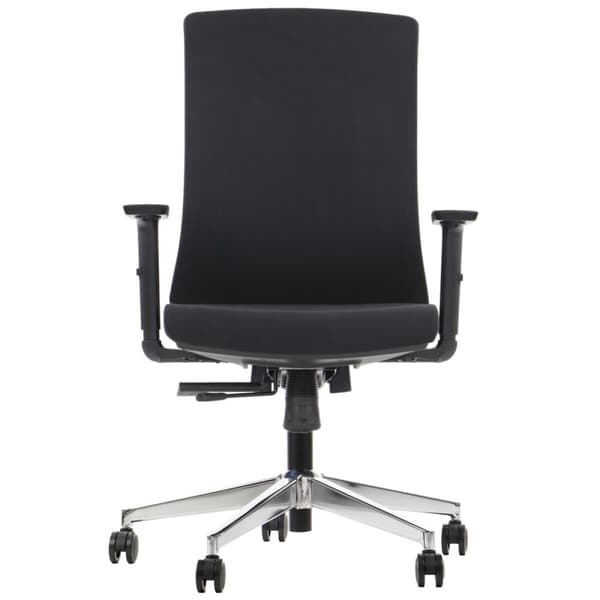 PREMIUM TONO snurrstol, svart, krom underrede