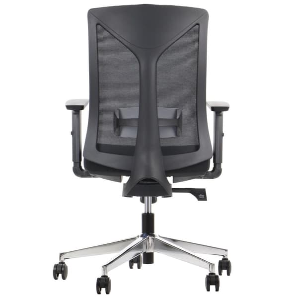 PREMIUM HAGER drejestol, sort, krom understel