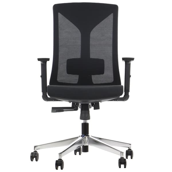 PREMIUM HAGER drejestol, sort, krom understel