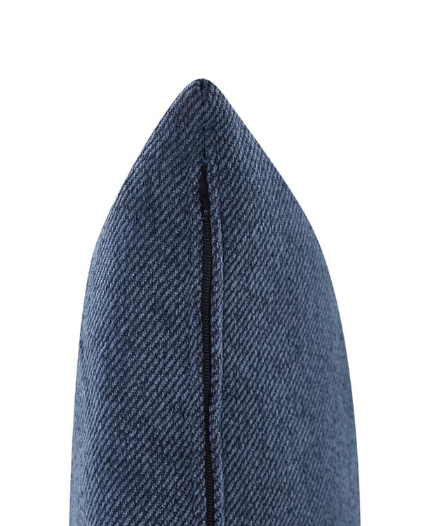 Lenestol Blå Polyester Svingbar jernfot To puter Avtakbare trekk Rund rygg Moderne Glam Style Stue