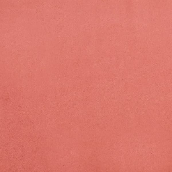Vilstol med fotpall rosa sammet