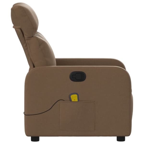 massagestol stof brun