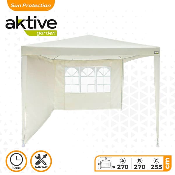 Aktive Lehtimaja Jardin 2.7 X 2.7 X 2.4 M Valkoinen 2.7 x 2.7 x 2.4 m