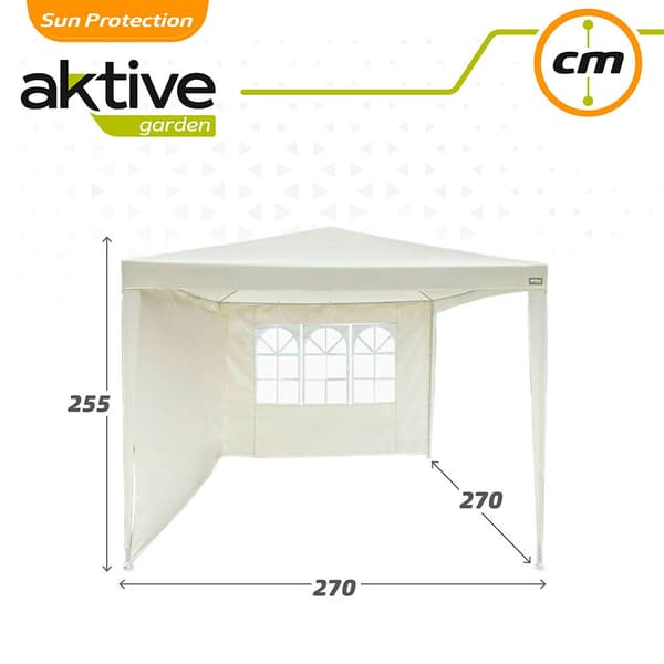 Aktive Lehtimaja Jardin 2.7 X 2.7 X 2.4 M Valkoinen 2.7 x 2.7 x 2.4 m