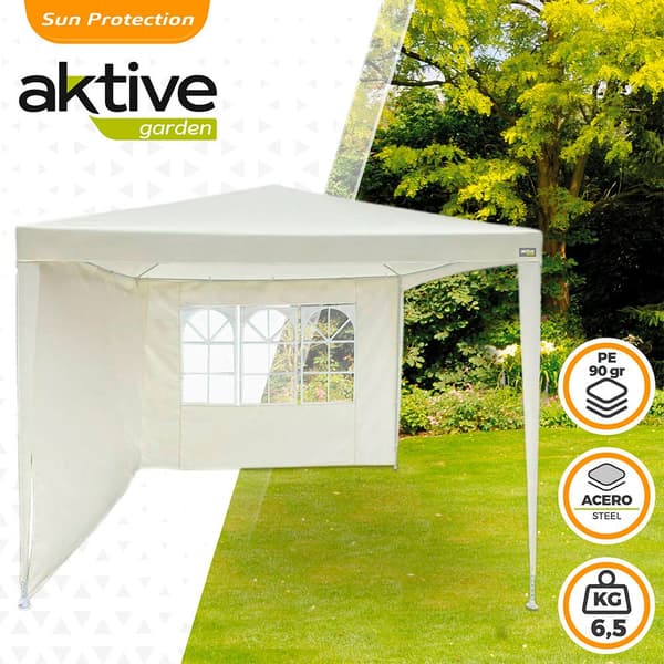 Aktive Lehtimaja Jardin 2.7 X 2.7 X 2.4 M Valkoinen 2.7 x 2.7 x 2.4 m