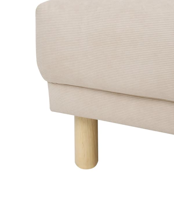 Nojatuoli beige vakosametti verhoiltu puujalat nappikoristeltu olohuoneen retro minimalistinen tyyli