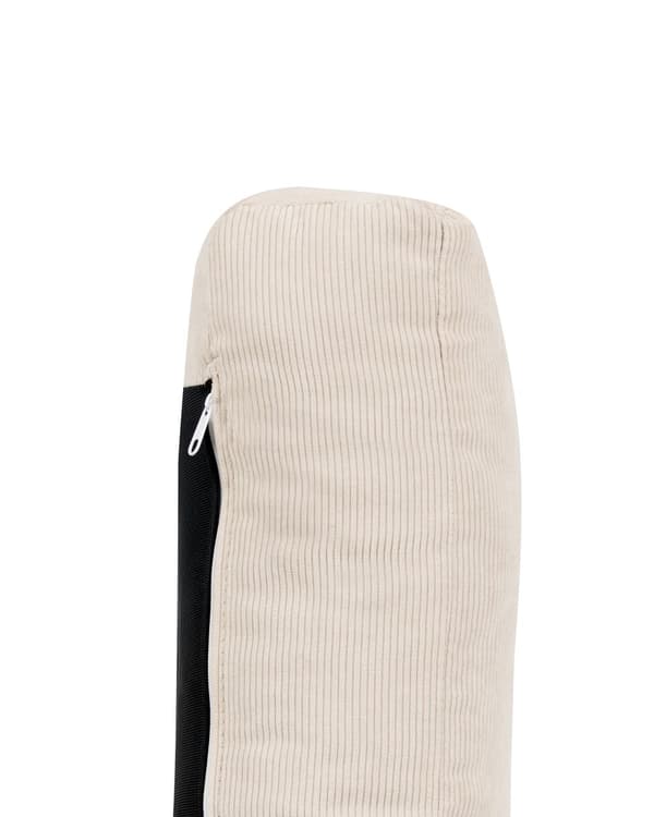 Lenestol Beige Kordfløyel Treben Retro Minimalistisk Stuemøbler